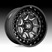 XD Series XD866 Outlander Gloss Black Milled Custom Truck Wheels